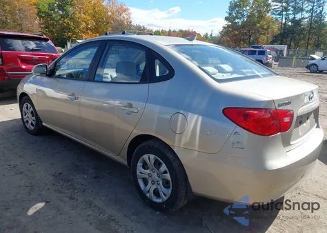 2009 Hyundai Elantra Gls from USA, damaged, VIN KMHDU46D69U751113